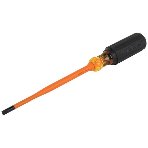 Klein Tools Slim-Tip 1000V Insulated Screwdriver, 1/4-Inch Cabinet, 6-Inch 6926INS